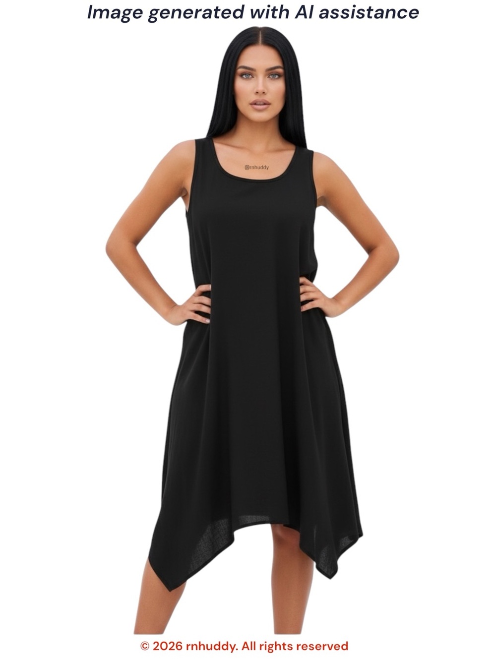 NWT Swimsuit for All 34/36 black shark bite coverup dress with pockets